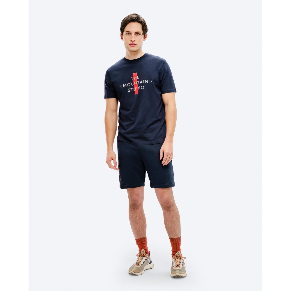 THE MOUNTAIN STUDIO - CROSS LOGO T-SHIRT